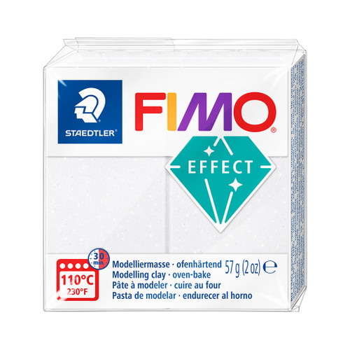 FIMO 8010 Effect 57g - Galaxy - White