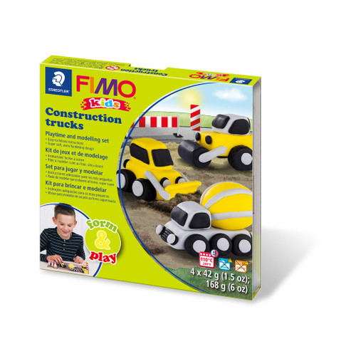 FIMO 8034 Kids - Form & Play - Construction Trucks