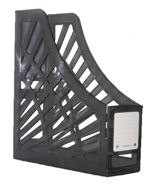 ITALPLAST Magazine Stand - Tinted Grey, Each