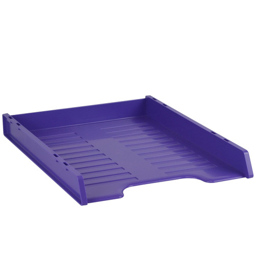 ITALPLAST A4 Slimline "Multi Fit" Document Tray - Grape, Each