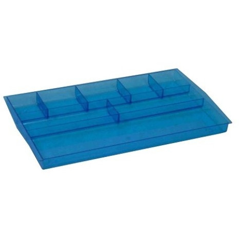 ITALPLAST Drawer Tidy - Neon Blue, Each
