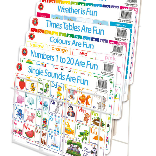 LCBF METAL PLACEMAT RACK CLIP ON TO POSTER RACK