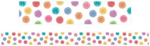 Colour Burst Pom Poms Border