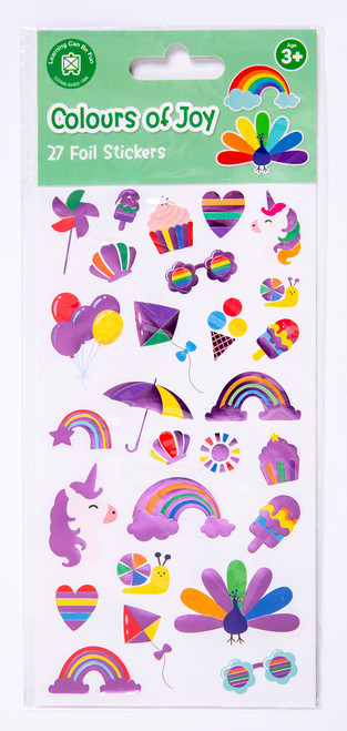 Colours of Joy  - Foil Sticker Set