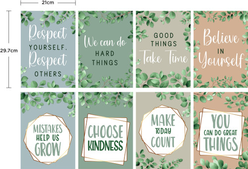 Eucalyptus Essentials Motivational Poster Set