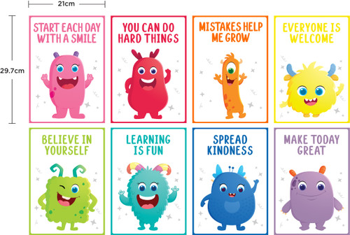 Giggle & Grow Motivational Poster Set