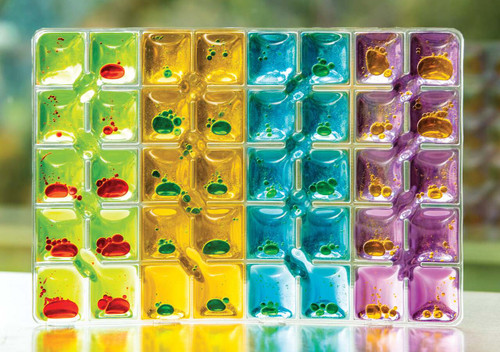 Rainbow Squares Sensory Pads Set of 4