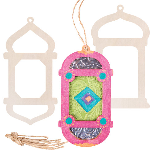 Wooden Lantern Frames, Pack of 24