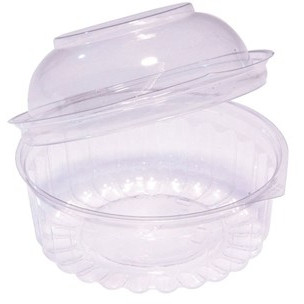 Show Bowl Dome Hinged Lid Clear 12 oz 341ml Carton of 250