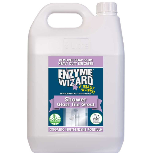 Enzyme Wizard Shower Glass Tile Grout Cleaner - 5L, Each