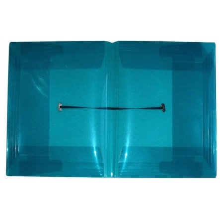 Colby P-3367A Twin Document Wallet Pop Duo Blue, Each