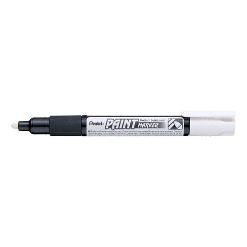 Pentel MMP20 Paint Marker Medium Bullet 3.0mm White, Each