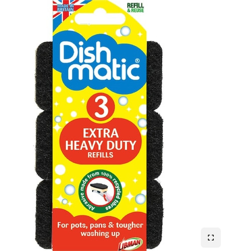 Dishmatic Extra Heavy Duty Refill, Pack of 3