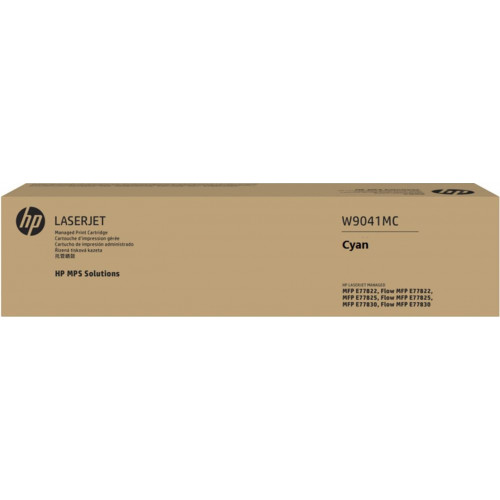 HP W9191MC Original Cyan Toner Cartridge with Yield 32,000 Pages Suits MFP/ Flow MFP E77822/ E77825/ E77830, Each