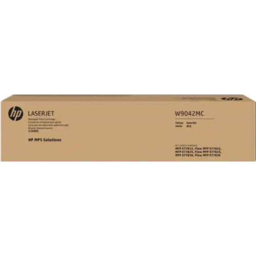 HP W9192MC Original Yellow Toner Cartridge with Yield 32,000 Pages Suits MFP/ Flow MFP E77822/ E77825/ E77830, Each