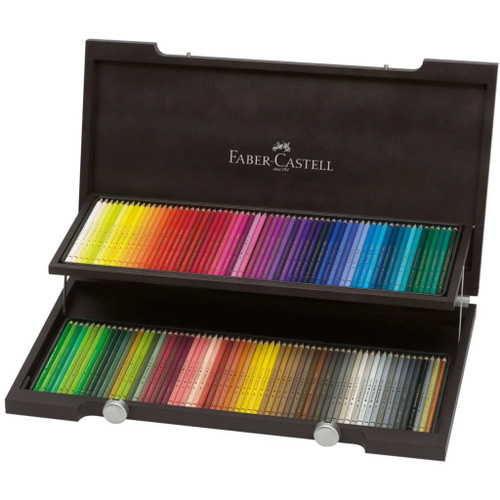 Faber-Castell Polychromos Colour Pencils, Assorted Wooden Case of 120