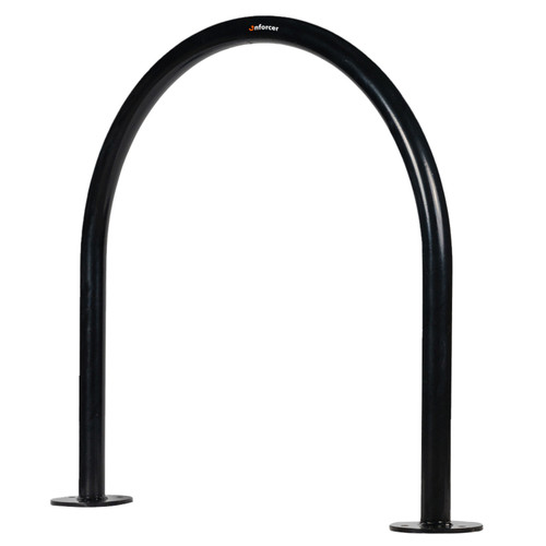 Bike Rack Surface Mounted Hoop Galvanised Black