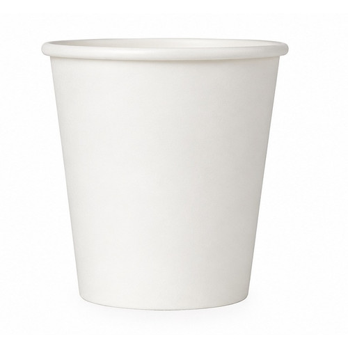 Gusspak 4oz (120ml) Plain White Single Wall Paper Cups Premium Quality Carton of 2000