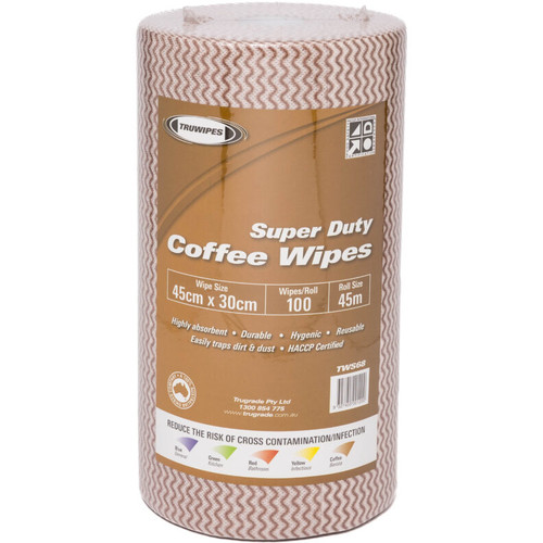 Multipurpose Super Duty Perforated Coffee Roll 30cm x 45cm Roll of 100