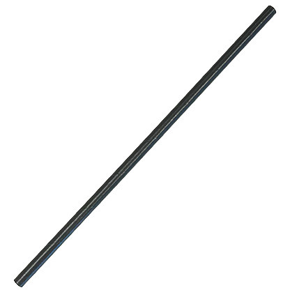 Regular Black Paper Straws 6 x 197mm Carton of 2500