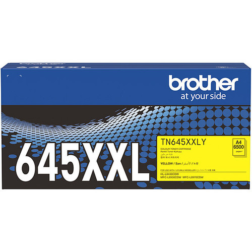 Brother TN645XXL Original Yellow Toner Cartridge with Extra High Yield 6.5K Suits HL-L8430CDW/ L8930CDW/ L8970CDW