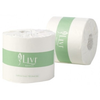LIVI BASICS TOILET TISSUE 2ply 700s, Ctn48 ** See also MG-7001***