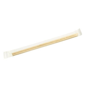 BAMBOO DISPOSABLE CHOPSTICKS Individually Wrapped Bx2000