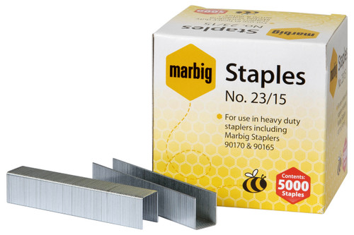 MARBIG STAPLES NO. 23/15 HD 5000BX HEAVY DUTY 23/15 5000BX
