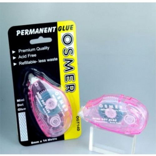 OSMER MINI DOT GLUE TAPE 14 metres x 8mm