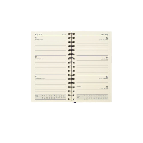 DEBDEN ELITE SERIES DIARIES QUARTO REFILL ONLY Week To Opening (Suits #1130 Diary) (Pre-Order Now for 2027)  (due 16/12/24) ** ETA 30/9/2026 **
