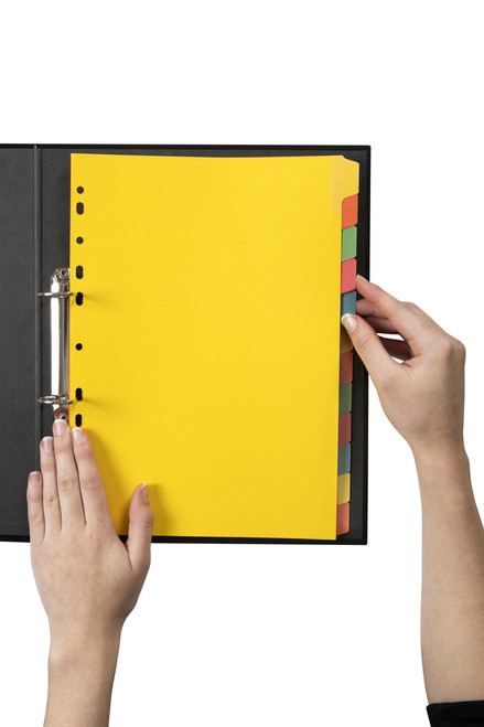 MARBIG® A4 12 TAB MANILLA ERASABLE DIVIDERS