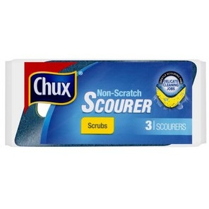 CHUX NON-SCRATCH SCOURER / SPONGE Pk3 0000976426