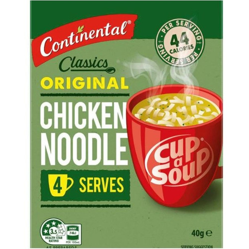 SOUP Cup-A-Soup Chicken Noodle 4 Serve