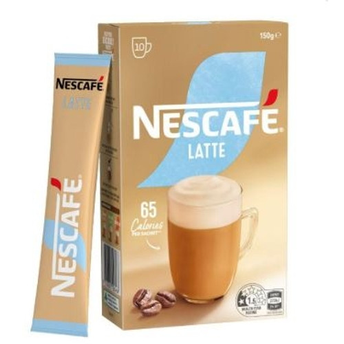 NESCAFE FROTHY COFFEE Individual Portions Latte, Pk10