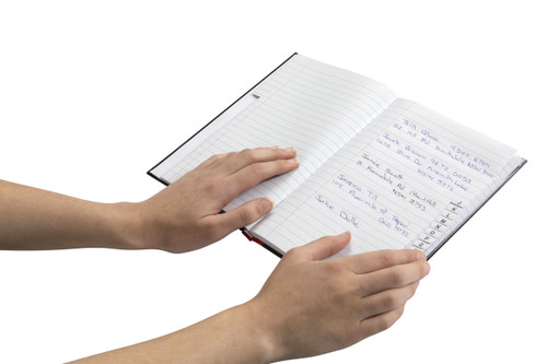 MARBIG RED BLACK NOTEBOOKS A5 with Index 200pg