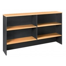 FOI OVERHEAD HUTCH Beech/Ironstone 1500x315x1080mm