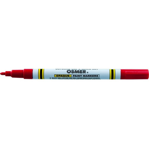 FINE POINT OSMER PAINT MARKER Red 1.5mm LINE Pk12
