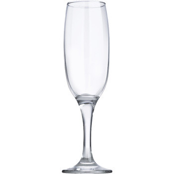 EMPIRE GLASSWARE Champagne Flute 220ml (Replaces COM-510220) (Pack of 6)