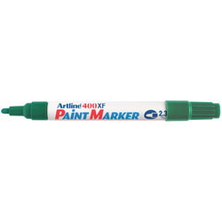 ARTLINE 400XF PAINT MARKERS Green, Box of 12