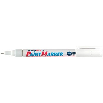 ARTLINE 444 PAINT MARKER PERMANENT 0.8MM PLASTIC TIP WHITE Pk12