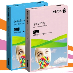 A4 XEROX SYMPHONY FLUORO PINK 80GSM REAM 500