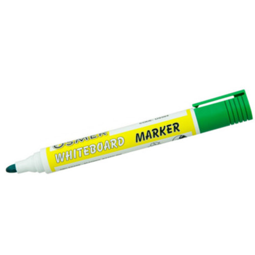 OSMER WHITEBOARD MARKERS Bullet Tip, Green