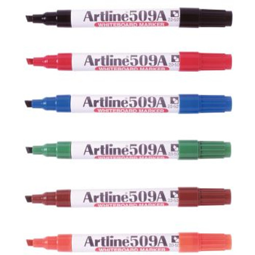 ARTLINE 509A WHITEBOARD MARKER Medium Chisel Assorted, Bx12