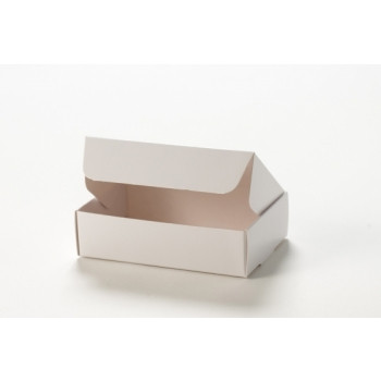 WHITE CAKE BOXES 18cm X 21cm x 6cm (8" x 7" x 2.5") Ctn100