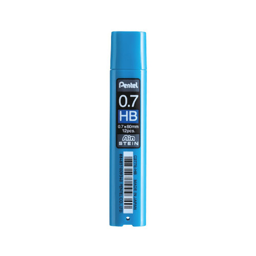 Pentel C277S Ain Stein Slim Lead Refill 0.7mm HB Grade Tube of 12, Each