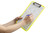 ESSELTE PLASTIC CLIPBOARD A4 Neon Green Transparent ( 51276 )