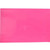 Osmer Plastic Document Wallet with Velcro Seal Foolscap, Hot Pink