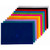 Osmer Plastic Document Wallet  with Velcro Seal Foolscap,  Assorted