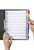MARBIG BOARD DIVIDERS A4 1-10 Tab Xtra Wide Clear