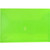 Osmer Plastic Document Wallet with Velcro Seal Foolscap, Green